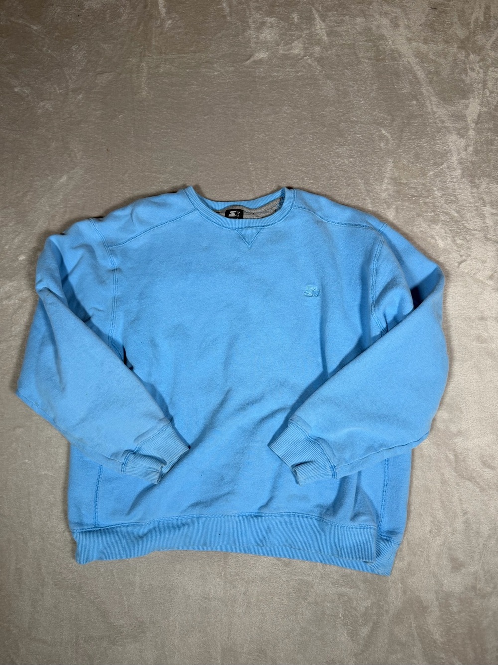 STARTER Sky Blue Crewneck Sweatshirt for Men